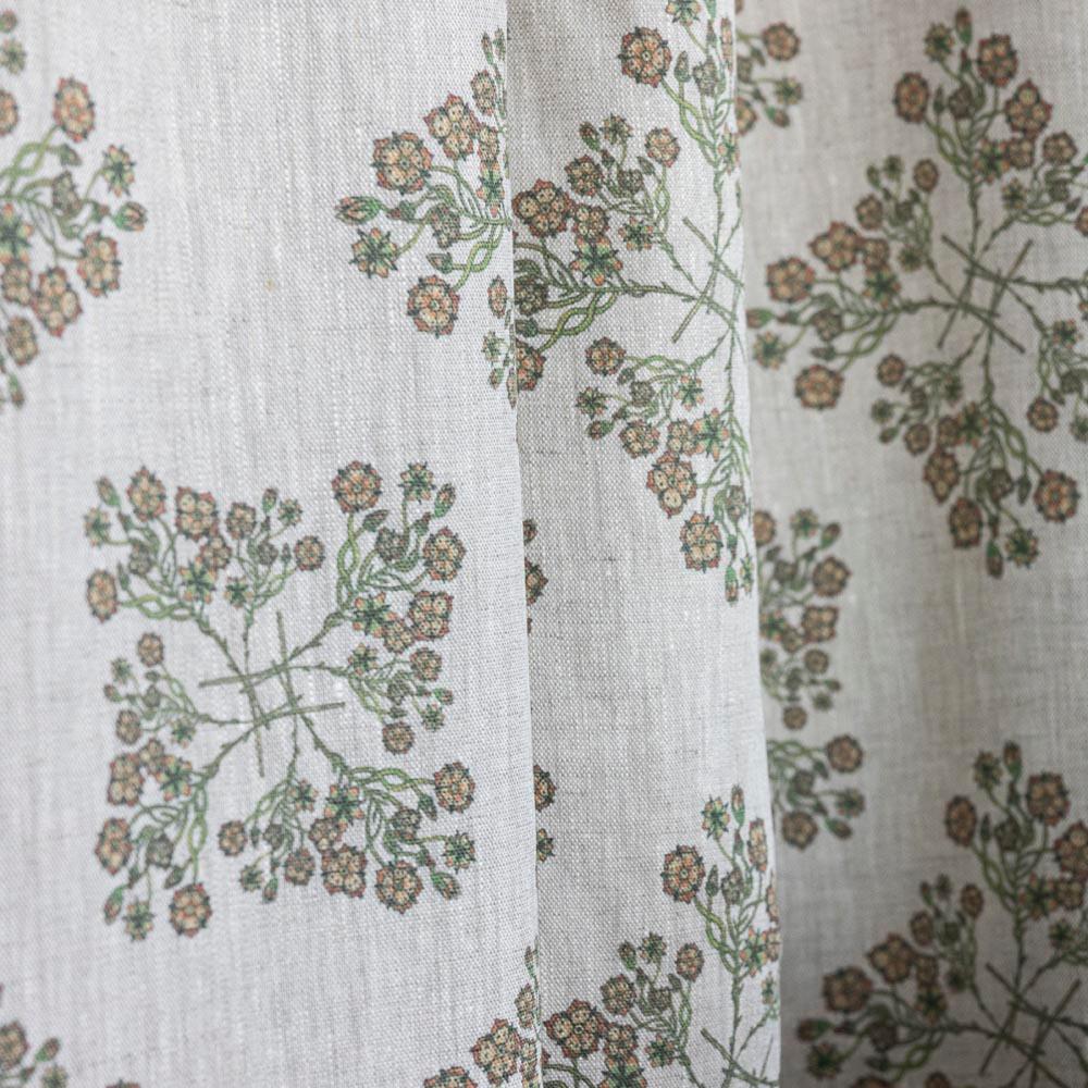 Other Venus Flower Wallpaper Geometric Botanical in Natural For Sale