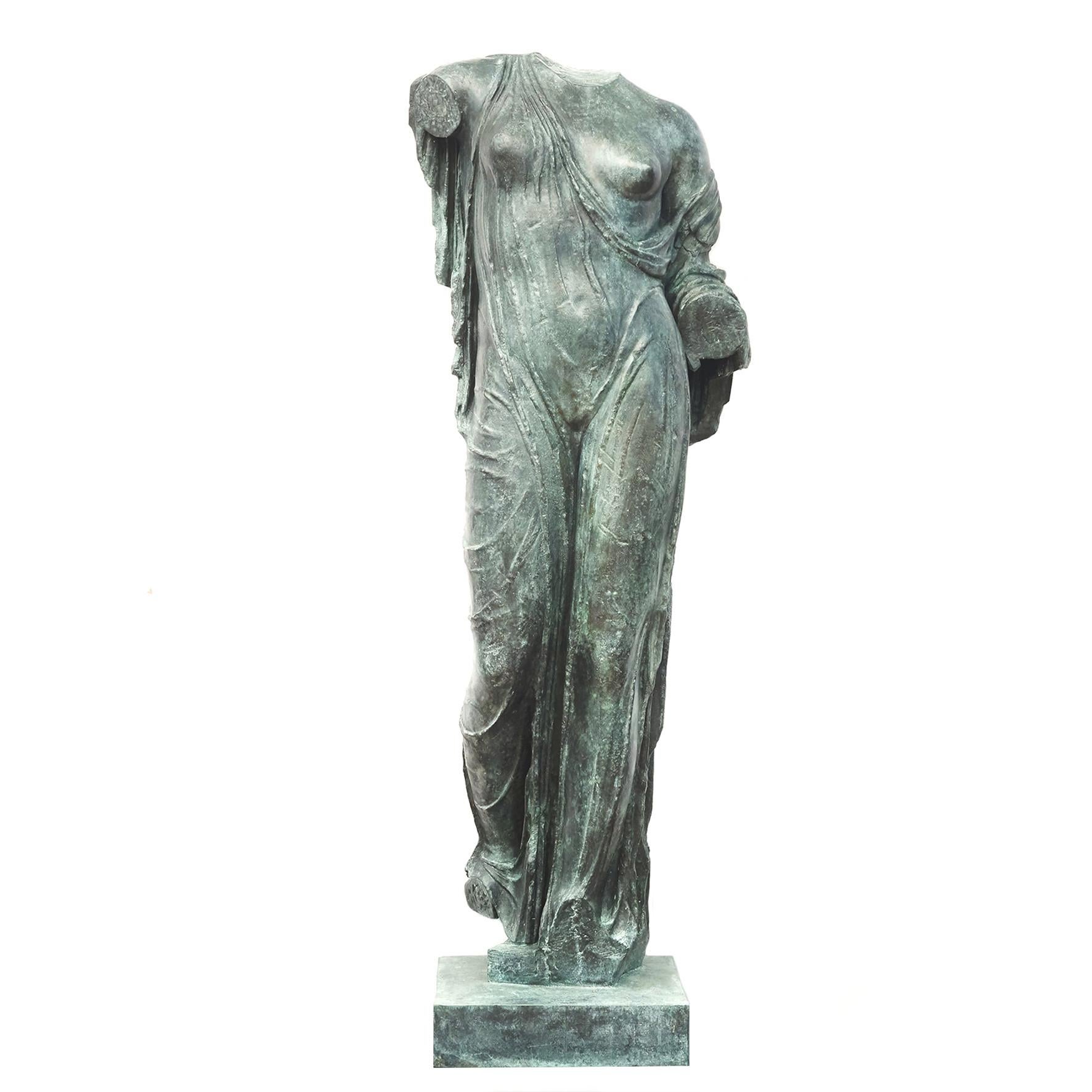 A copy cast in bronze in 2016 at the world famous Foundry, Fonderia Mariani, in Pietrasanta in Tuscany. 
The copy is based on a marble statue that since 1896 has been part of the antiquities collection at the Carlsberg Glyptotek in Copenhagen.