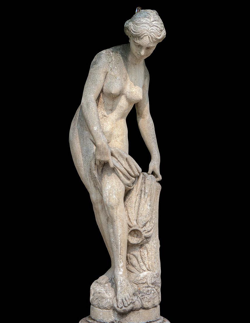 Venus Italian Carved Large Stone Garden Sculpture 2