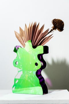 Motivo Venere, vaso olografico con stampa UV di Roxana Azar