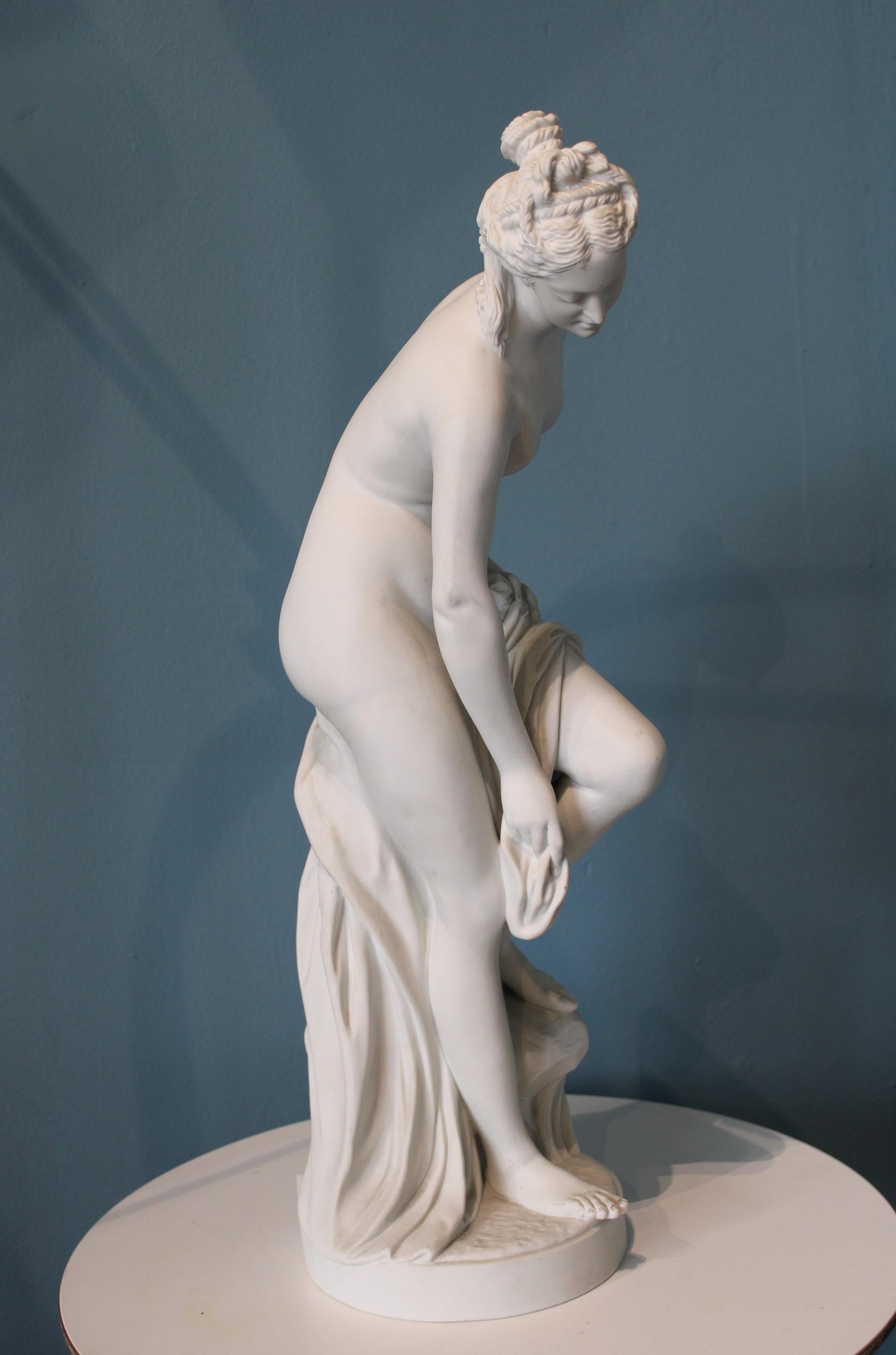 Venus Porcelain Biscuit, Inspired by Allegrain, 19th Century In Good Condition In Paris, FR