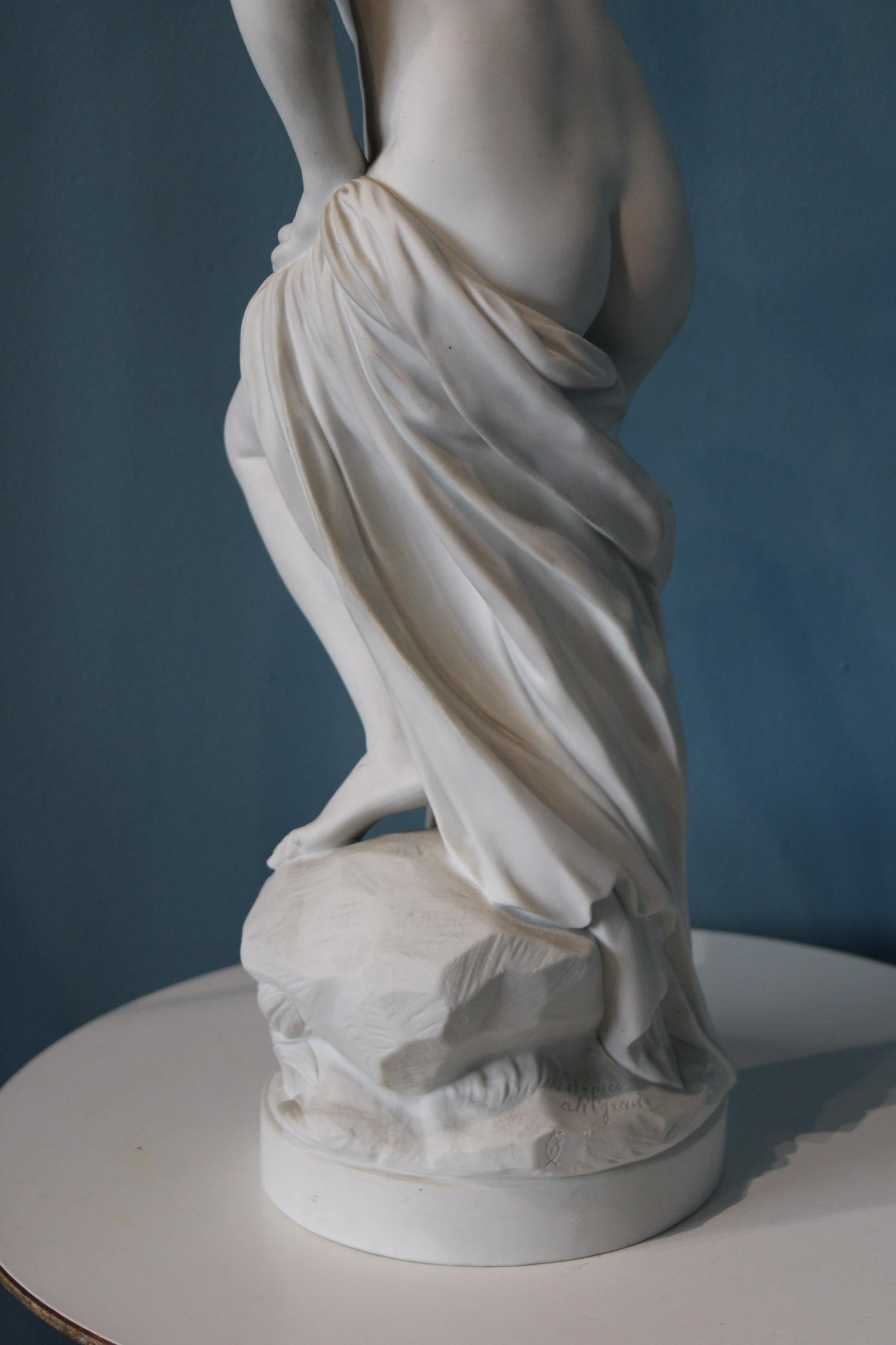 Venus Porcelain Biscuit, Inspired by Allegrain, 19th Century 3
