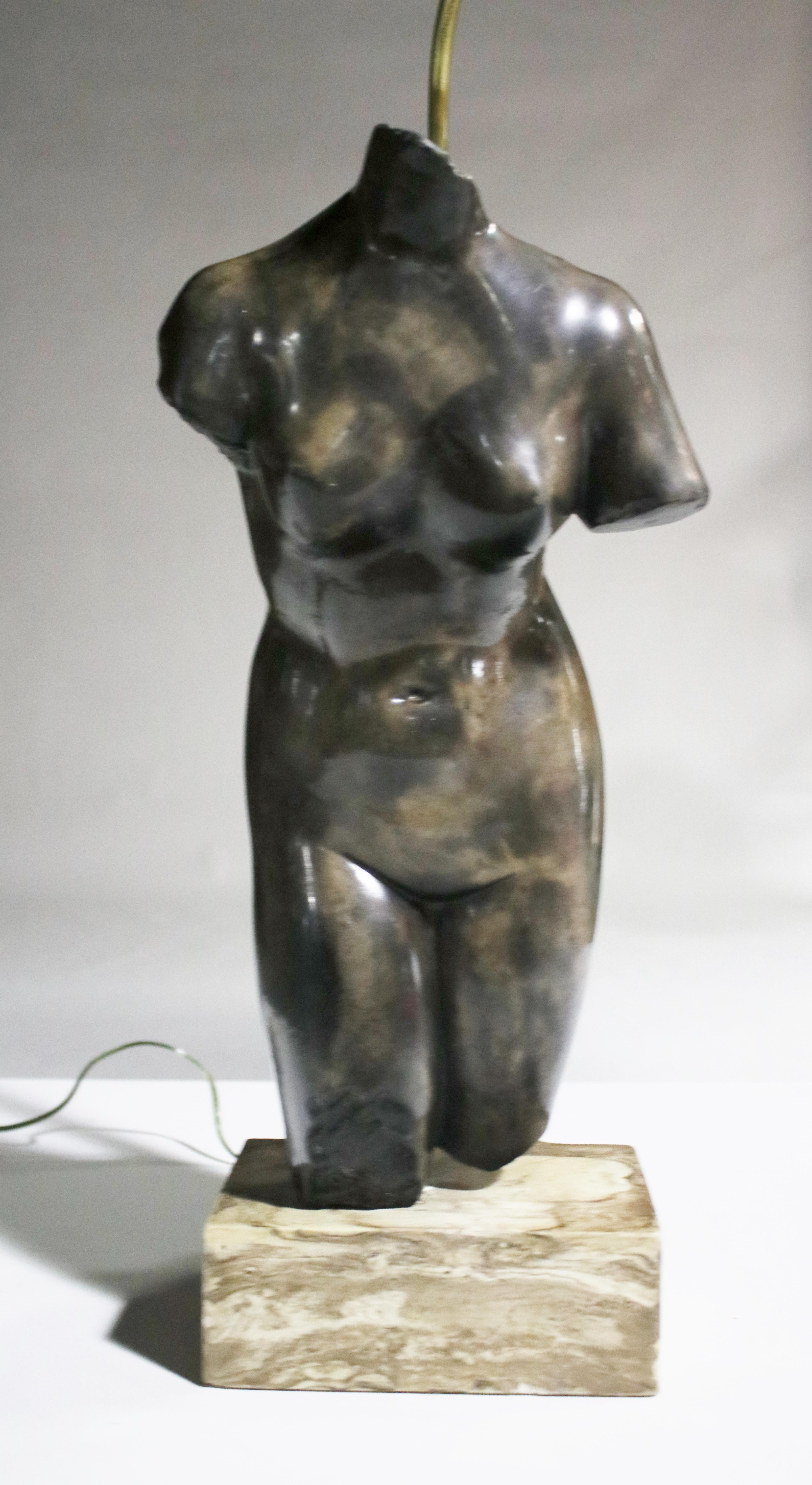 Mid-Century Modern Venus Torso Lamp