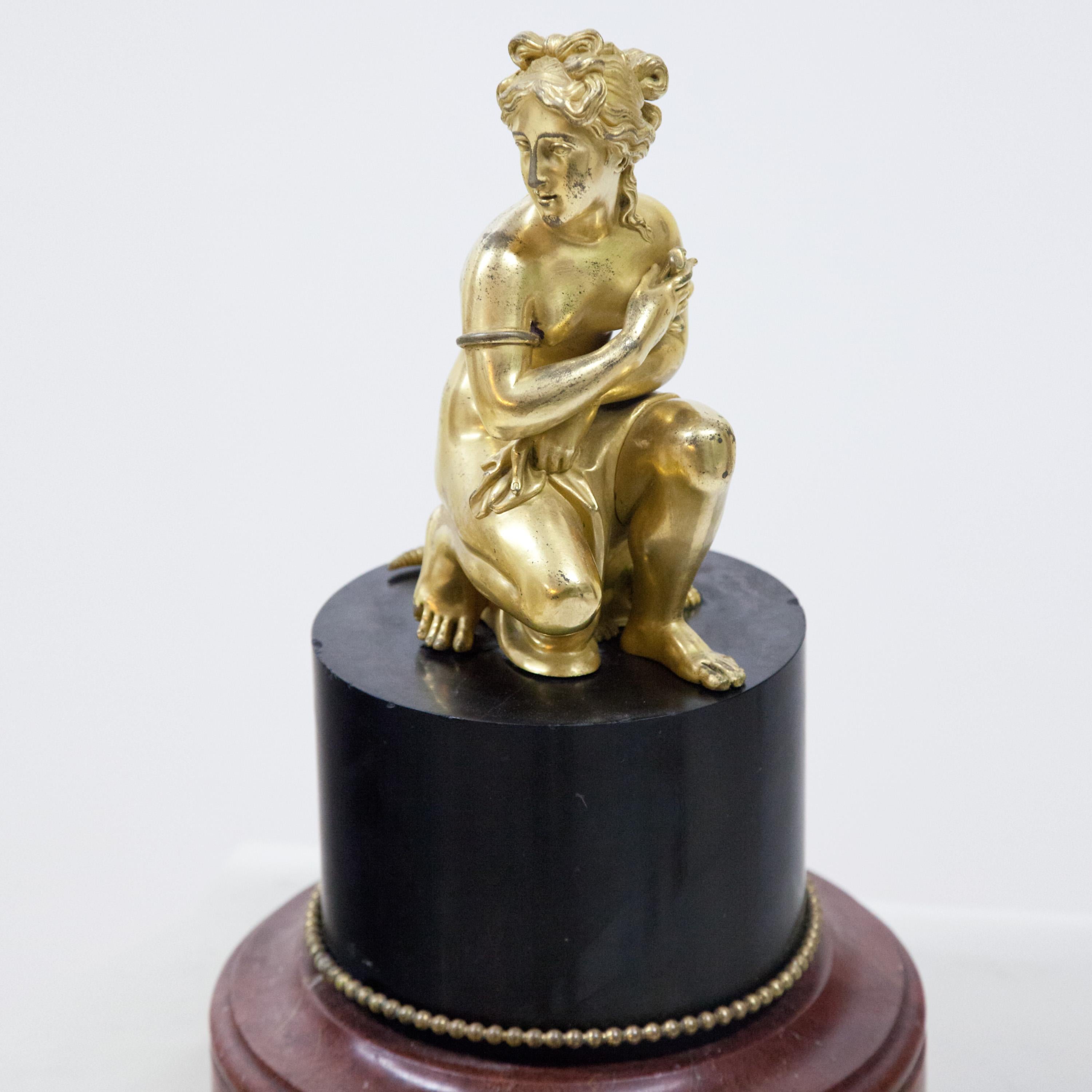 Dorato Venere con la tartaruga dopo Antoine Coysevox, probabilmente, Francia, XIX secolo in vendita
