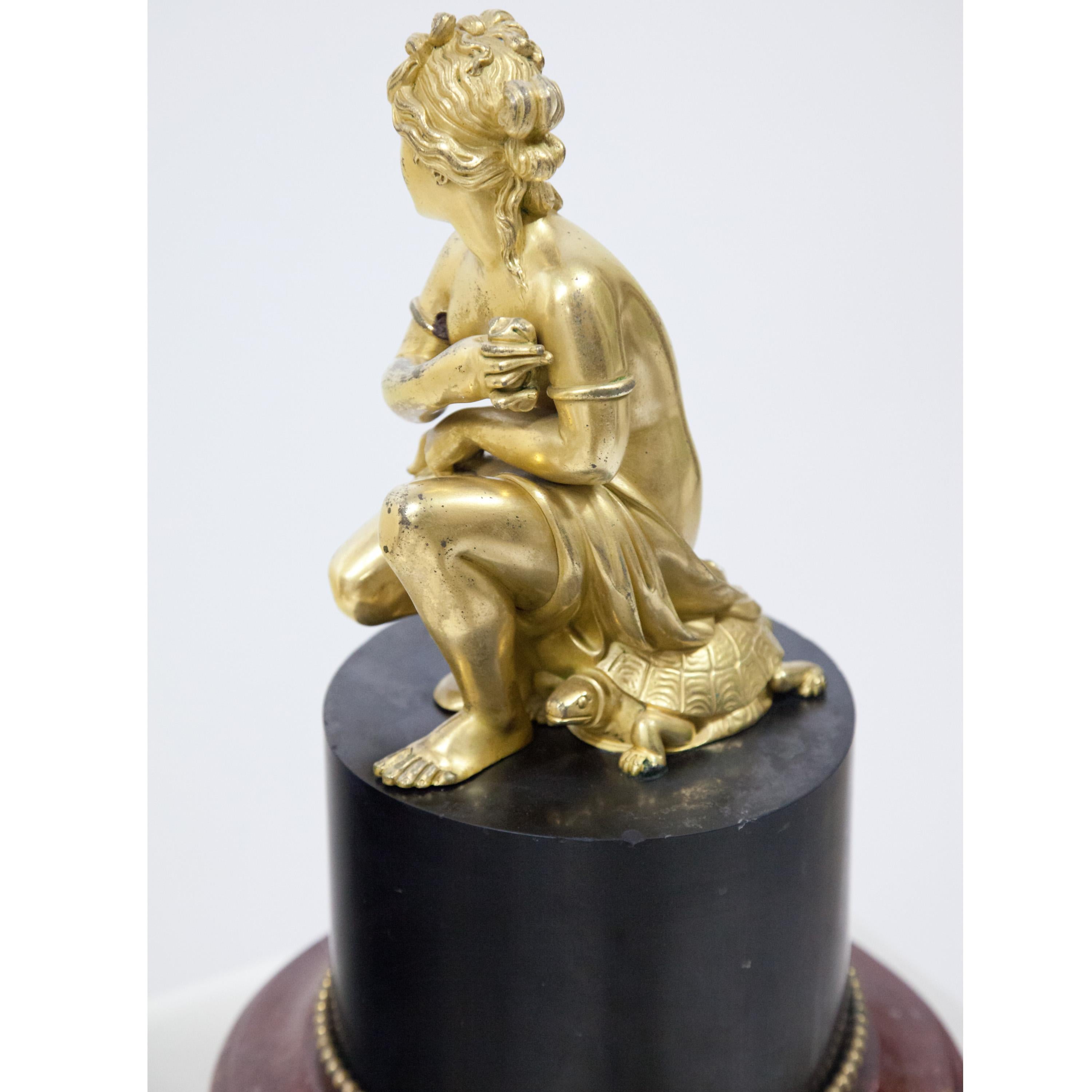 Venus mit der Schildkröte nach Antoine Coysevox:: wahrscheinlich:: Frankreich:: 19 (Bronze) im Angebot