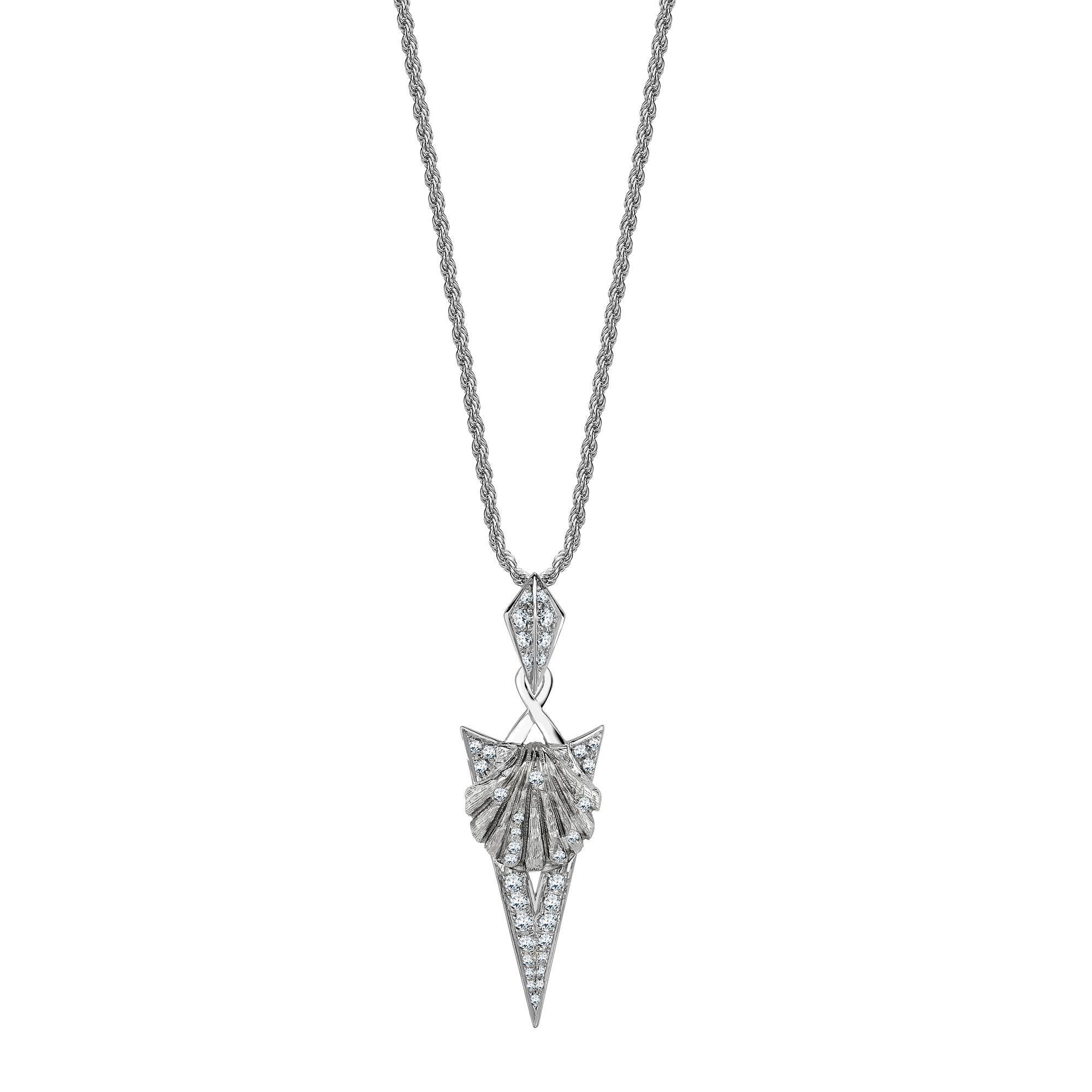 Venyx 18 Karat Gold Diamond Naida Necklace For Sale
