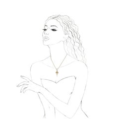 Venyx 18 Karat Gold Diamond Tiger Ray Necklace