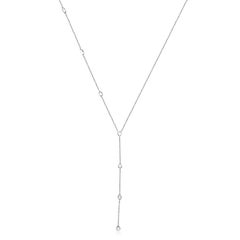 Vera Belleza's Floating Pear Rose cut diamond necklace in 18K gold