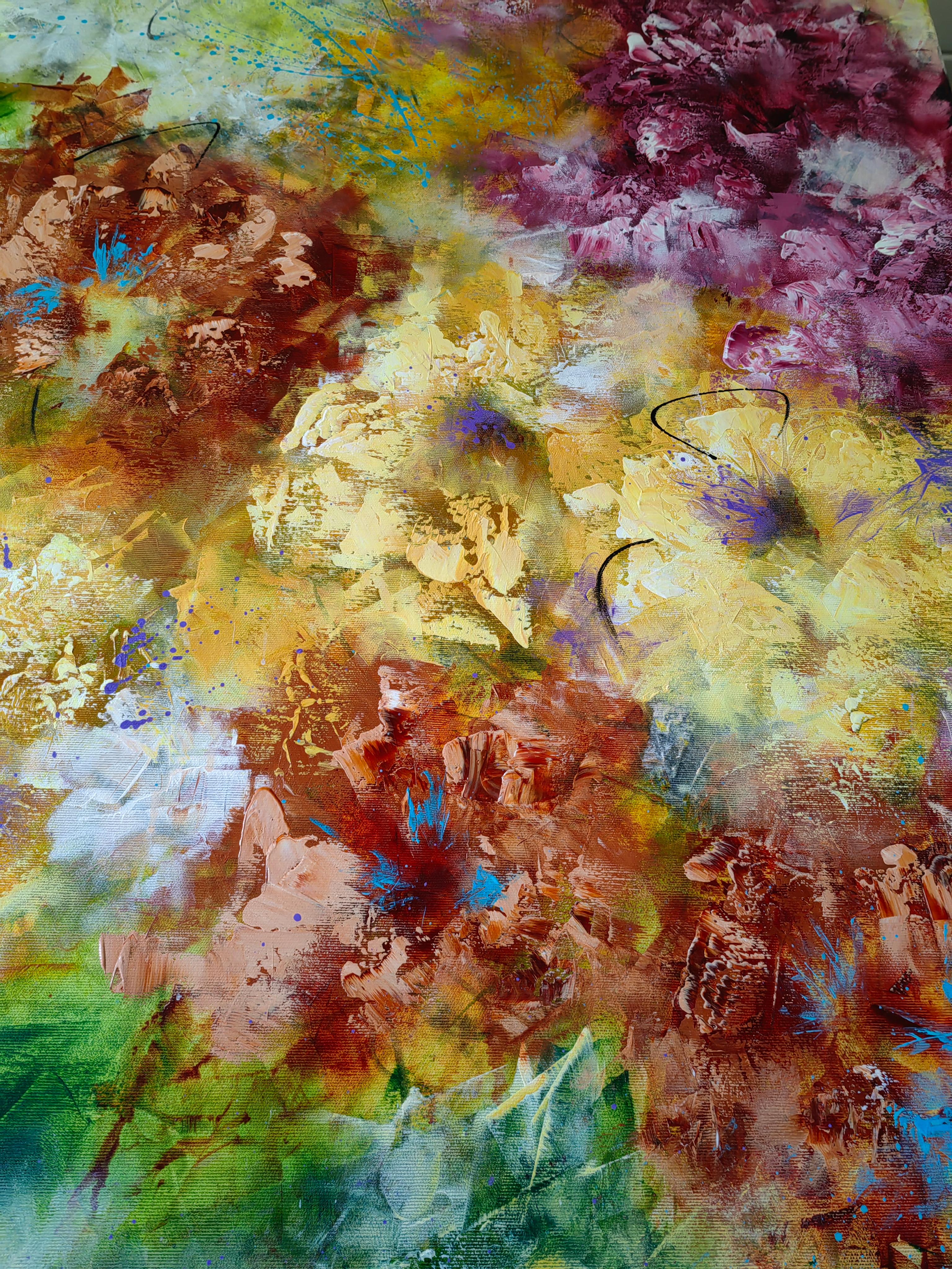 „Blooming Abstraction“, XXL im Angebot 3