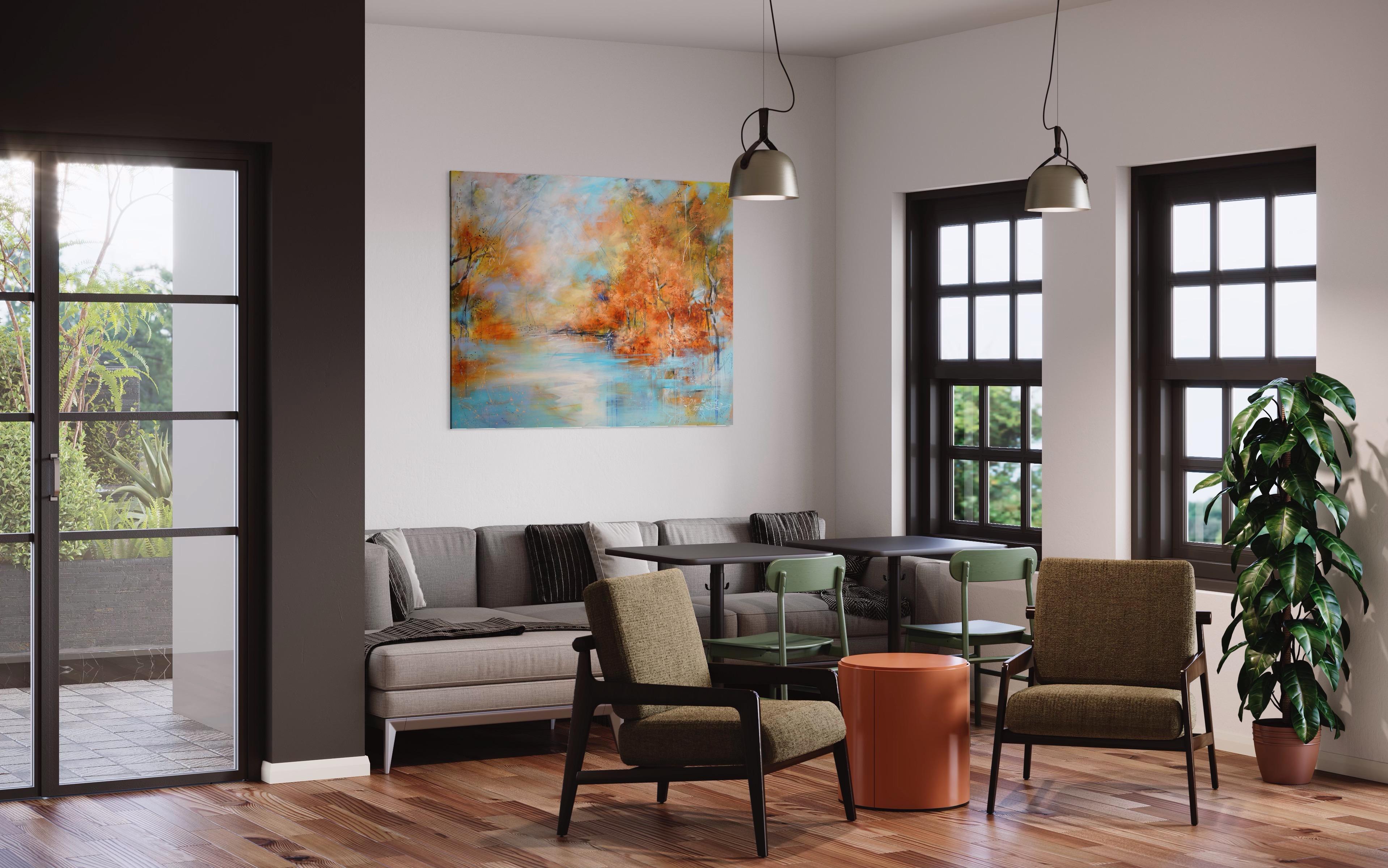 „Calm Reflections: Autumn's Palette“ im Angebot 5