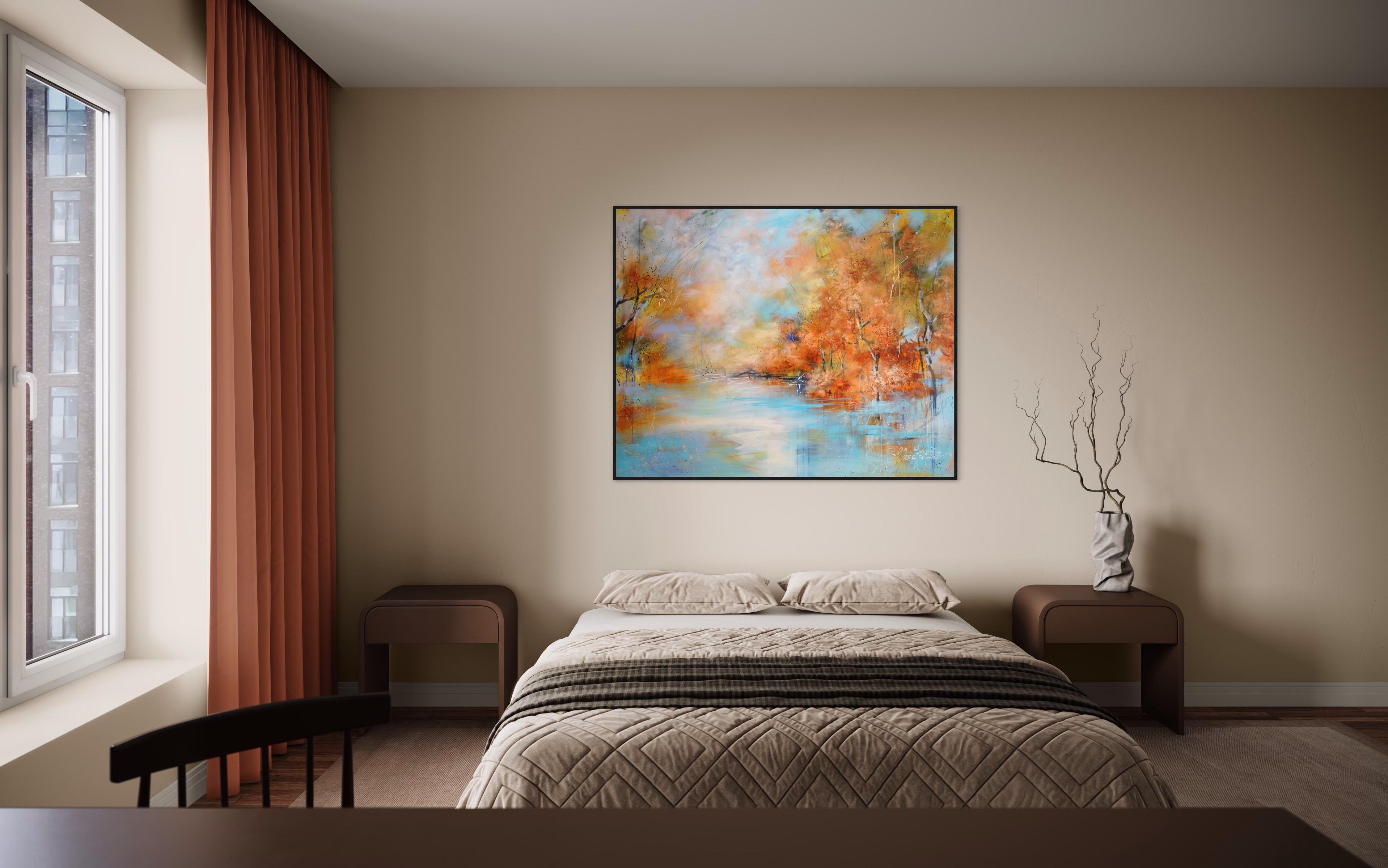 „Calm Reflections: Autumn's Palette“ im Angebot 3
