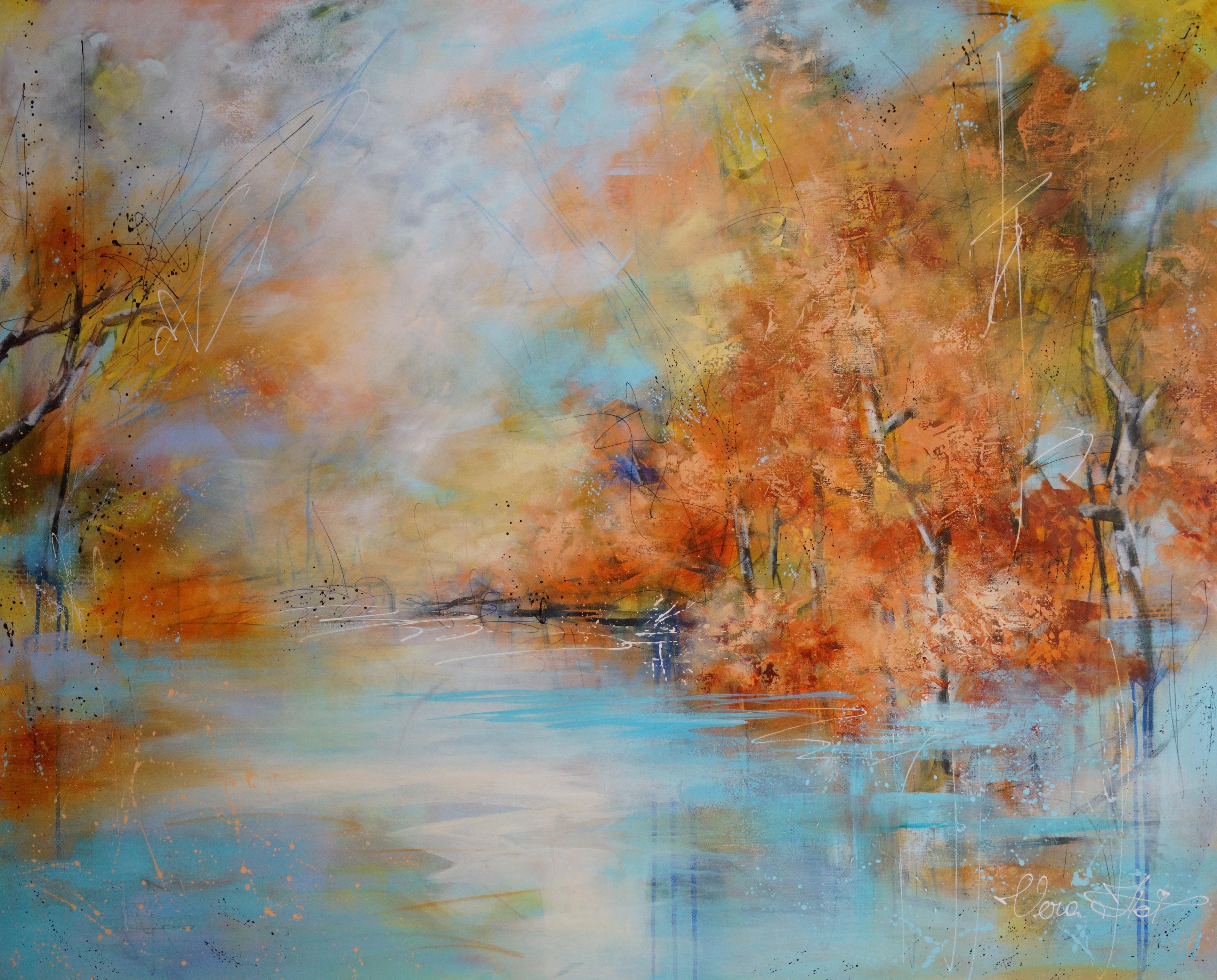 „Calm Reflections: Autumn's Palette“