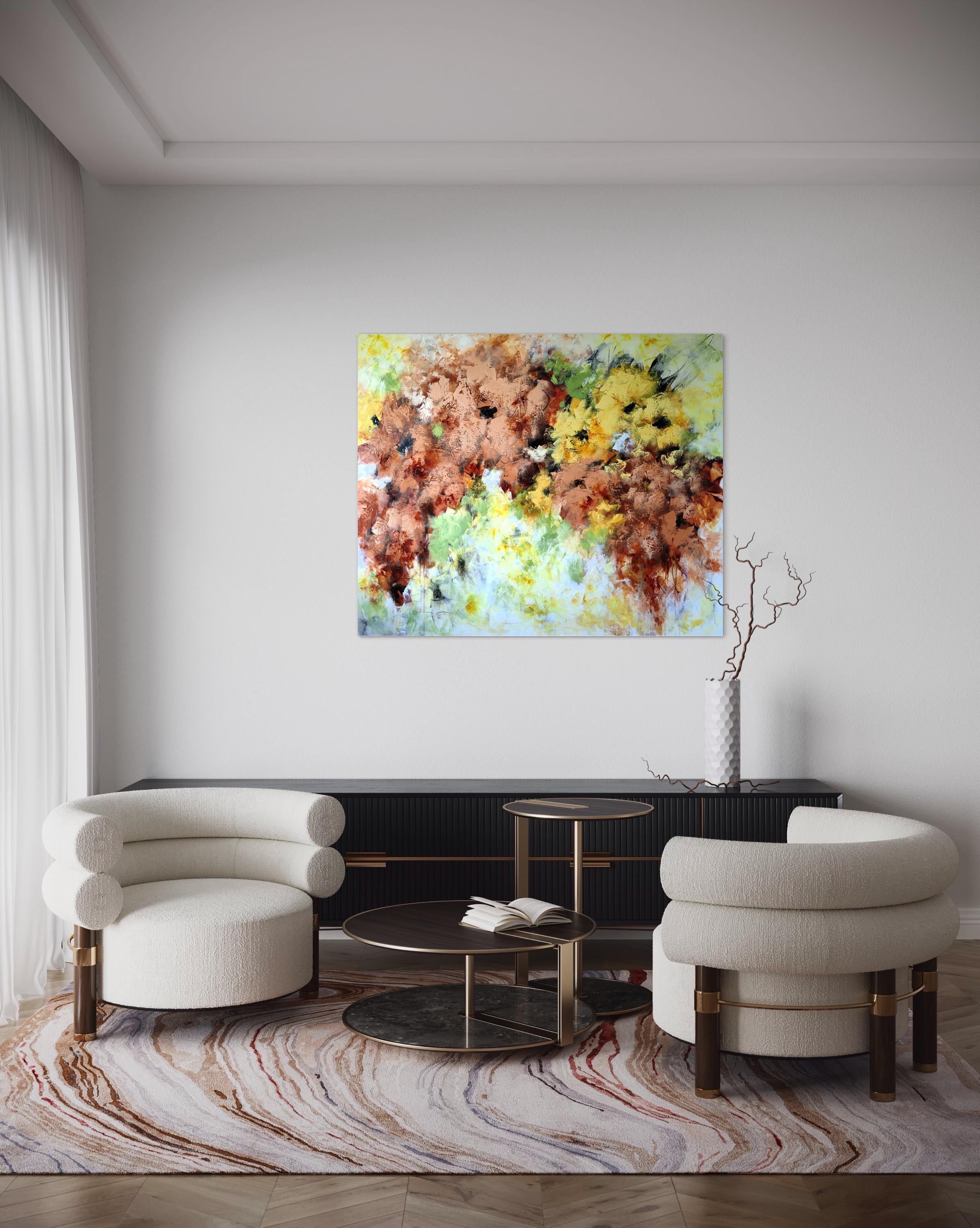 « Enchanted Blooms III » - Painting de Vera Hoi