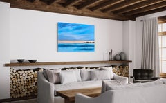 Paesaggio marino contemporaneo extra large "Tranquility" XXL