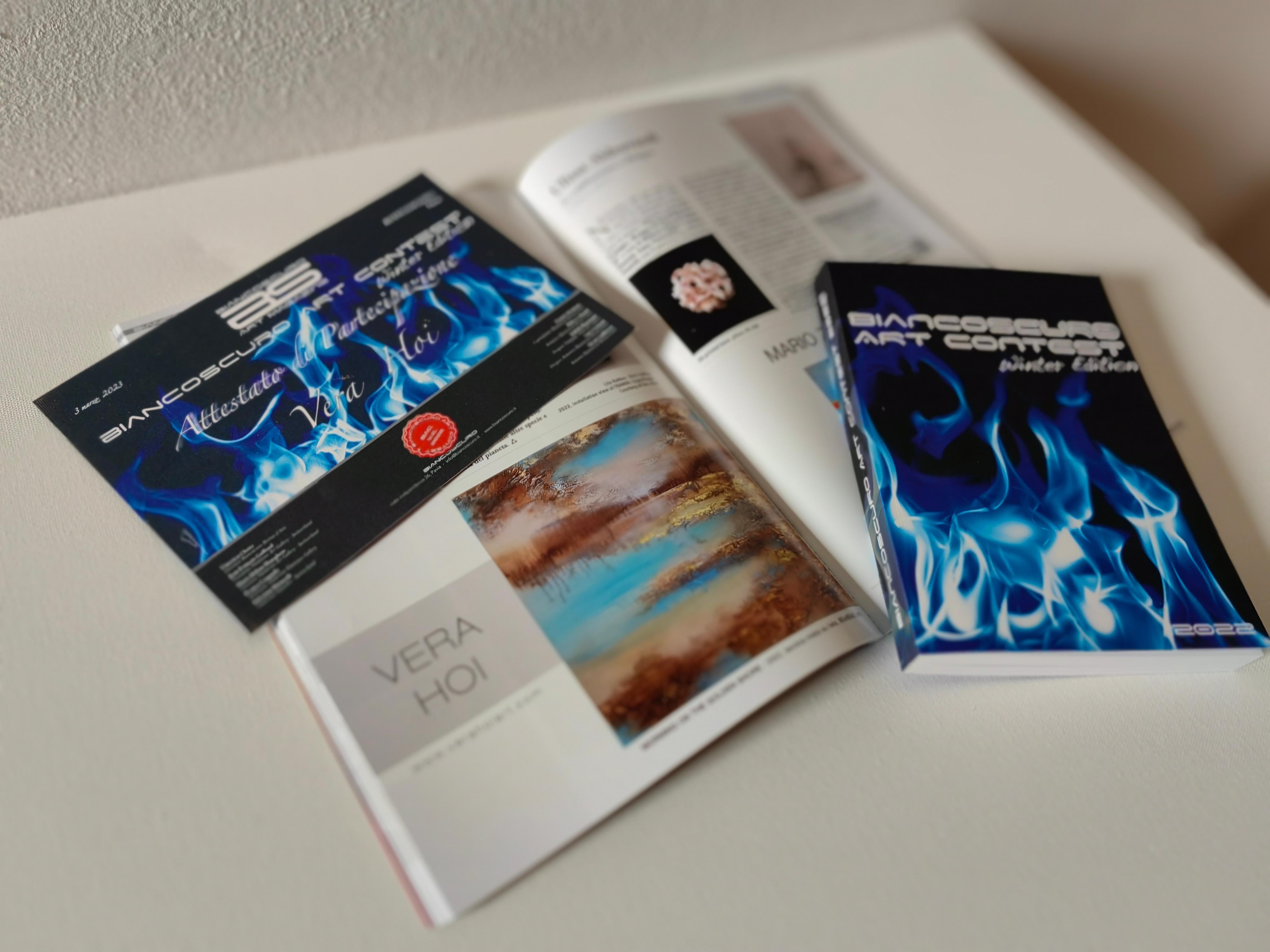 „Sommertraum“ Großes abstraktes Gemälde mit Textur im Angebot 8