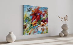 « vibrant Blossoms » de la collection « Colors of Summer », art floral abstrait