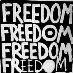 "FREEDOM" Painting 63" x 63" inch by Vera Kochubey