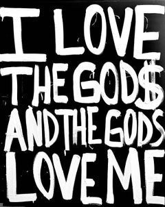 "GODS LOVE ME" Painting 39" x 31.5" inch by Vera Kochubey