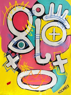 "HEAVEN" Abstract Painting 81" x 59" inch by Vera Kochubey