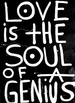 "Love is the Souls of a Genius" Painting 30" x 24" inch by Vera Kochubey