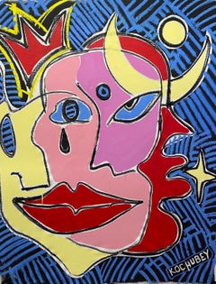 "Magicians Dream" Painting 71" x 59" inch by Vera Kochubey