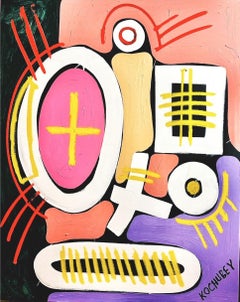 "Sweet Daze" Abstract Painting 39" x 31.5" inch by Vera Kochubey