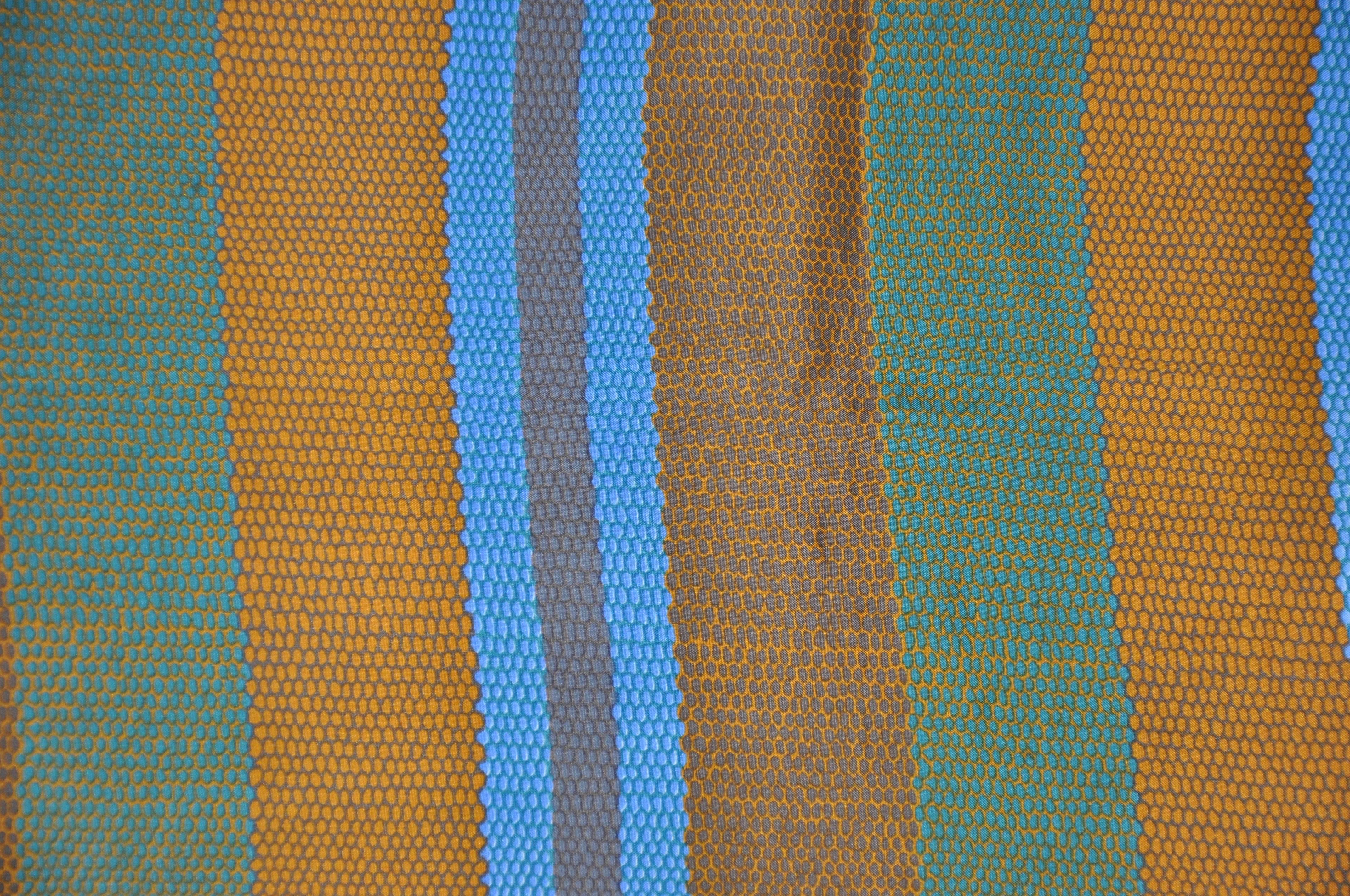 Brown Vera Multicolor Striped 