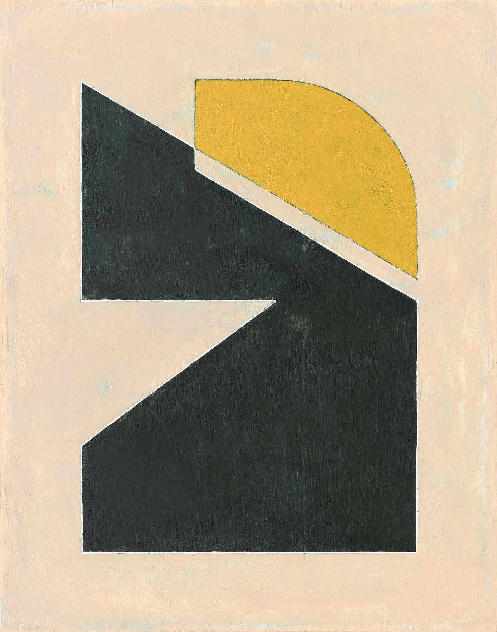 Vera Pawelzik Abstract Painting – „Geometrische Komposition 2“ – Zeitgenössischer Konstruktivismus – Sophie Taeube-Arp