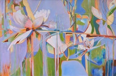 Aufrecht stehend: Nördliche Orchideen 3, Originalgemälde