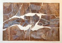 MIxed Media Collage Assemblage Abstract Expressionist Painting Female Aviator