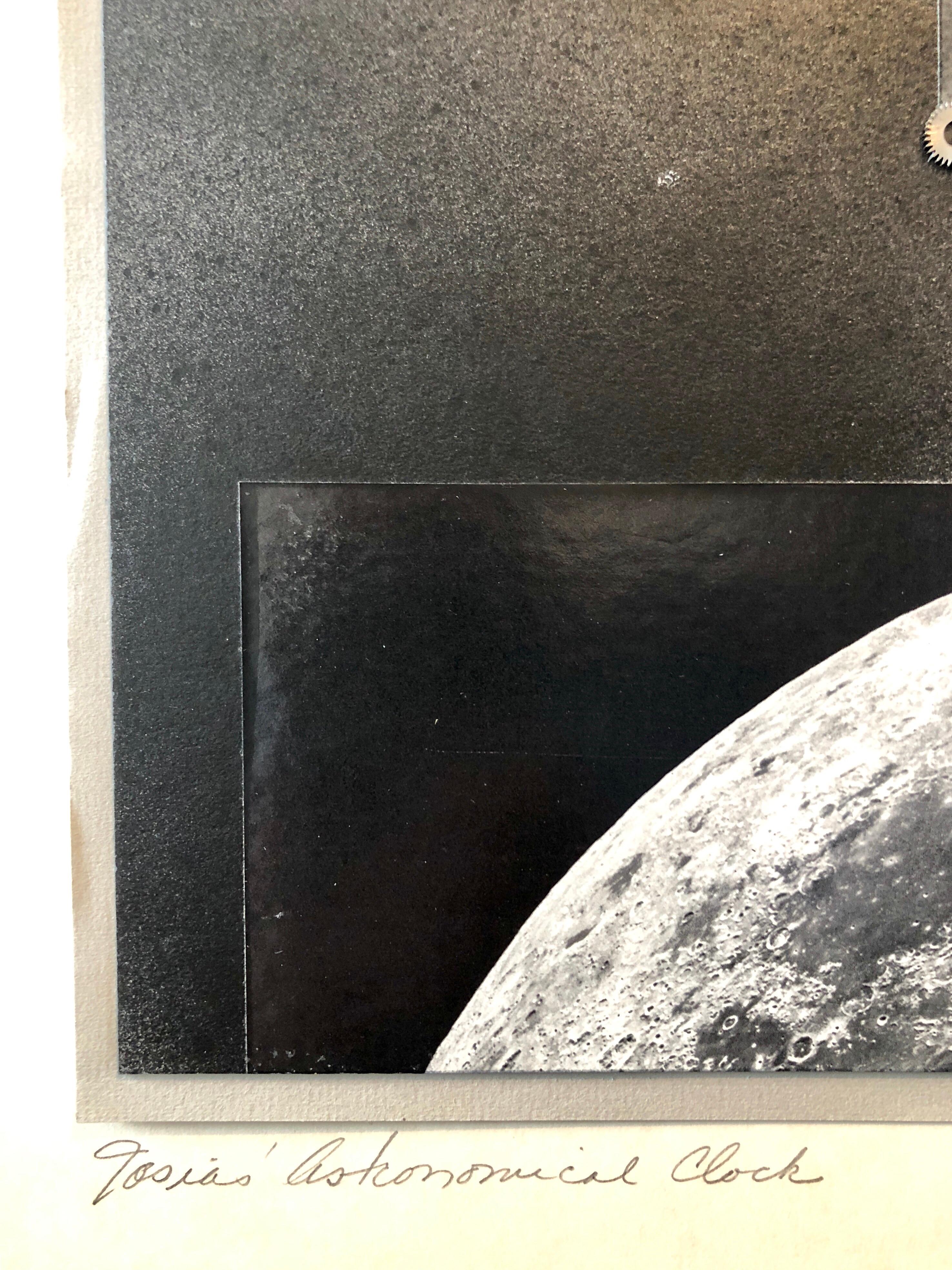 Josias Astronomische Uhrenuhrteiler, Assemblage-Foto, Planeten-Collage-Foto (Dada), Photograph, von Vera Simons