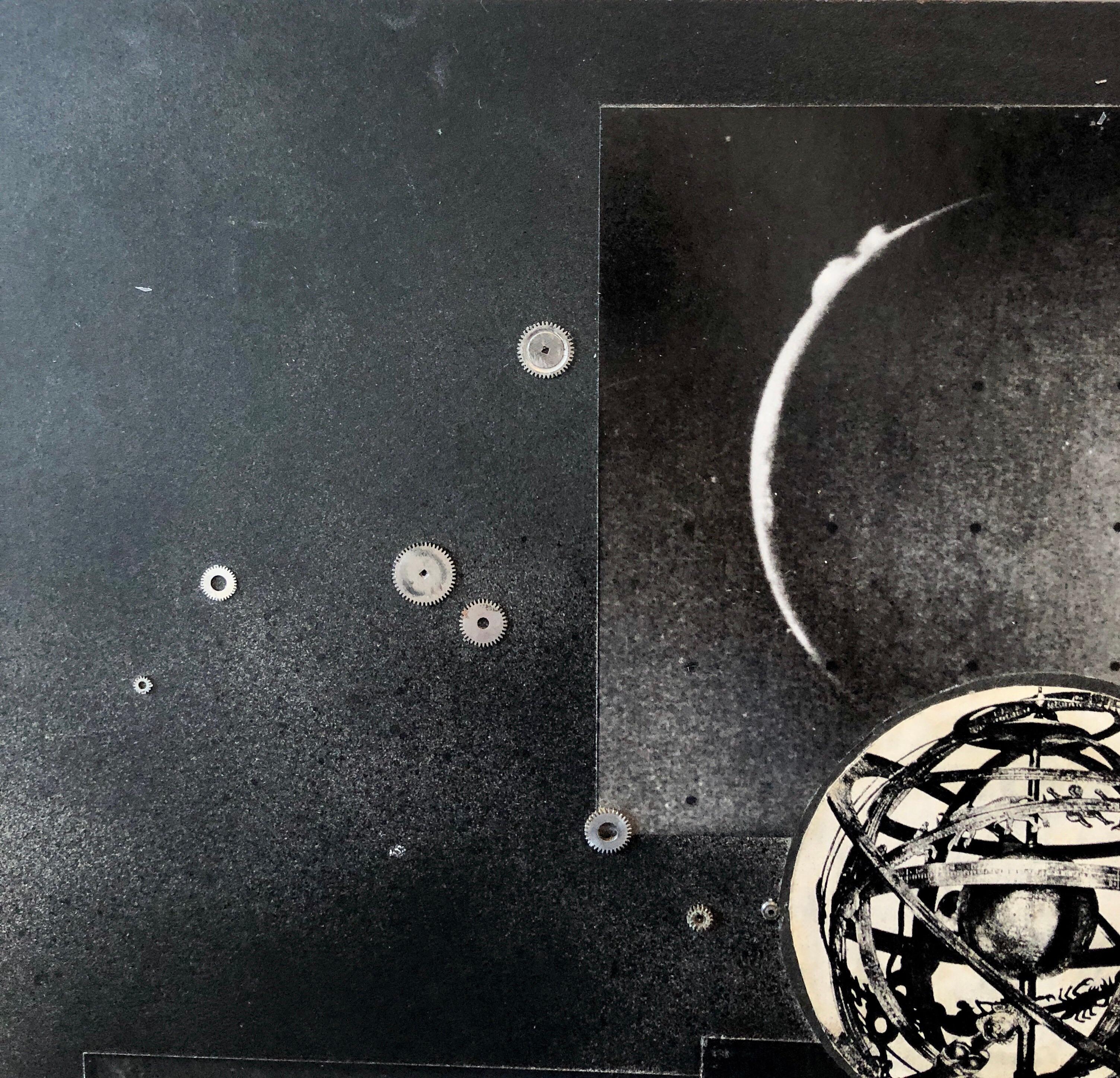 Josias Astronomische Uhrenuhrteiler, Assemblage-Foto, Planeten-Collage-Foto im Angebot 2