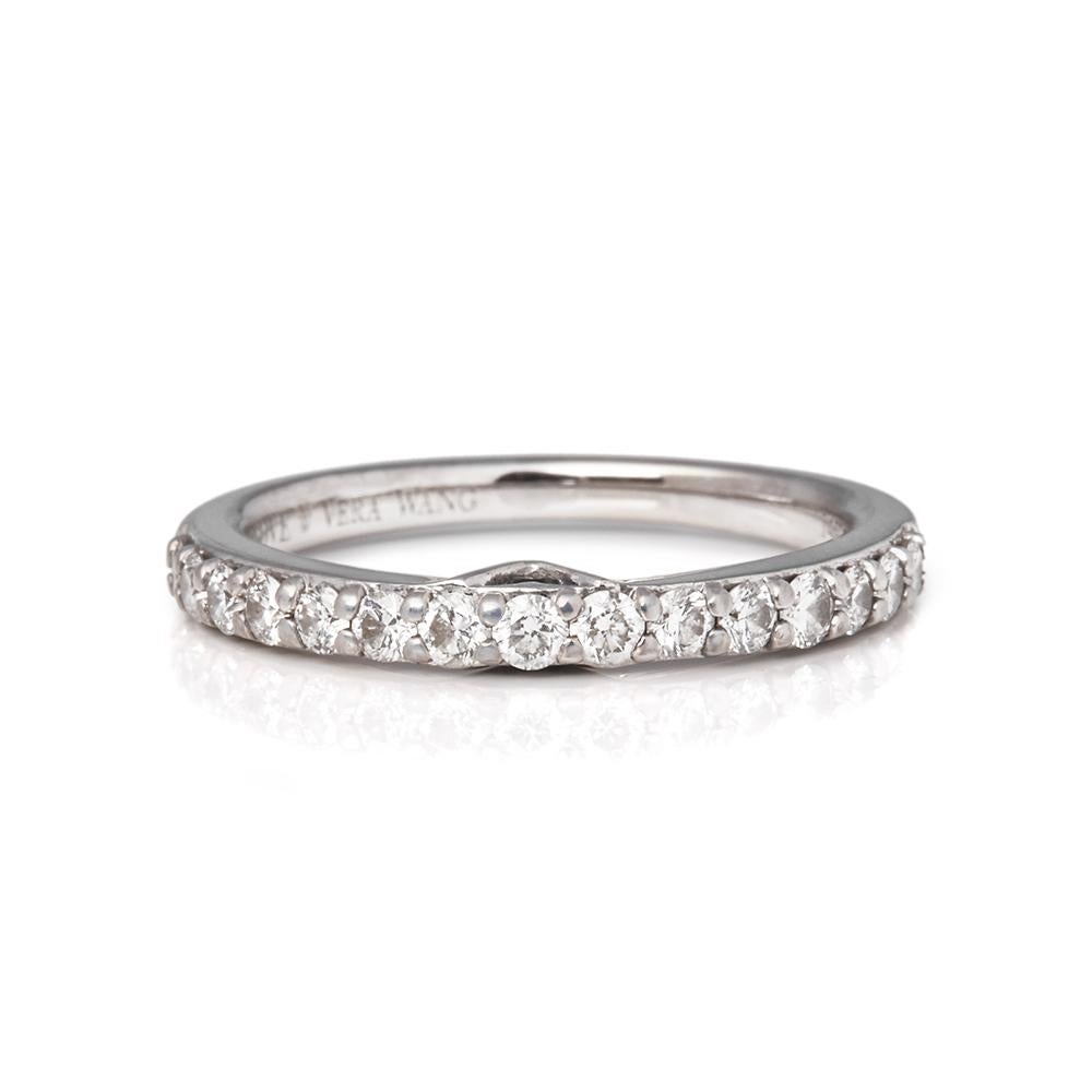 Xupes Code: COM1789
Brand: Vera Wang
Description: 14k White Gold Half Diamond Eternity Ring
Accompanied With: Xupes Presentation Box
Gender: Ladies
UK Ring Size: M
EU Ring Size: 53
US Ring Size: 6 1/4
Resizing Possible?: YES
Band Width: