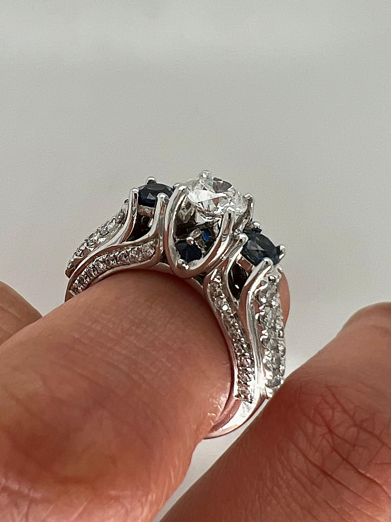 vera wang sapphire wedding ring