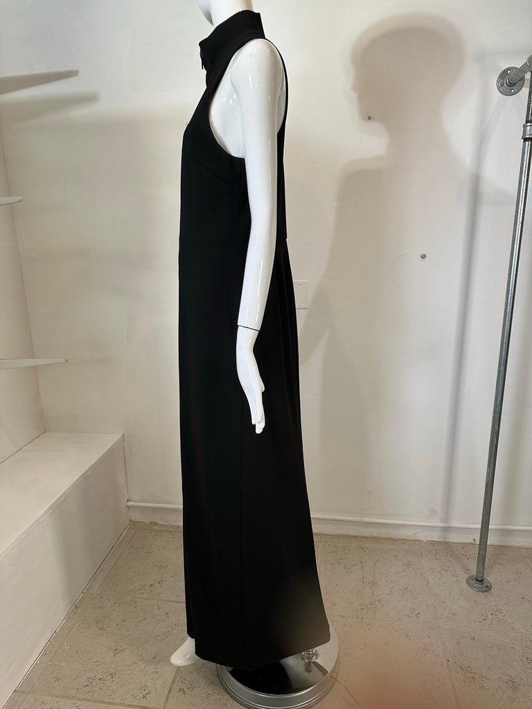 chinese dress ladies Zipper-Front Ruched Maxi Dress