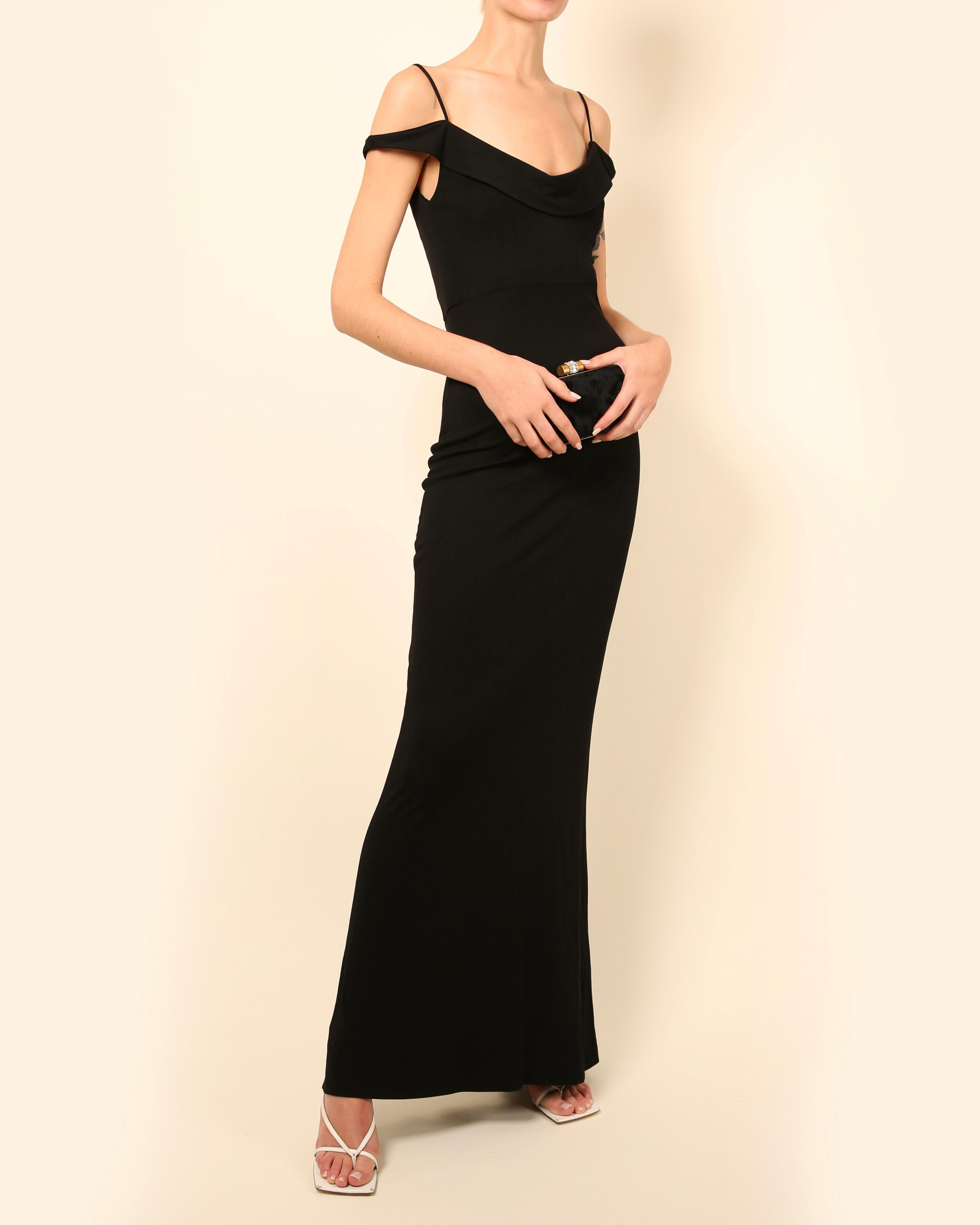 fitted floor length dress