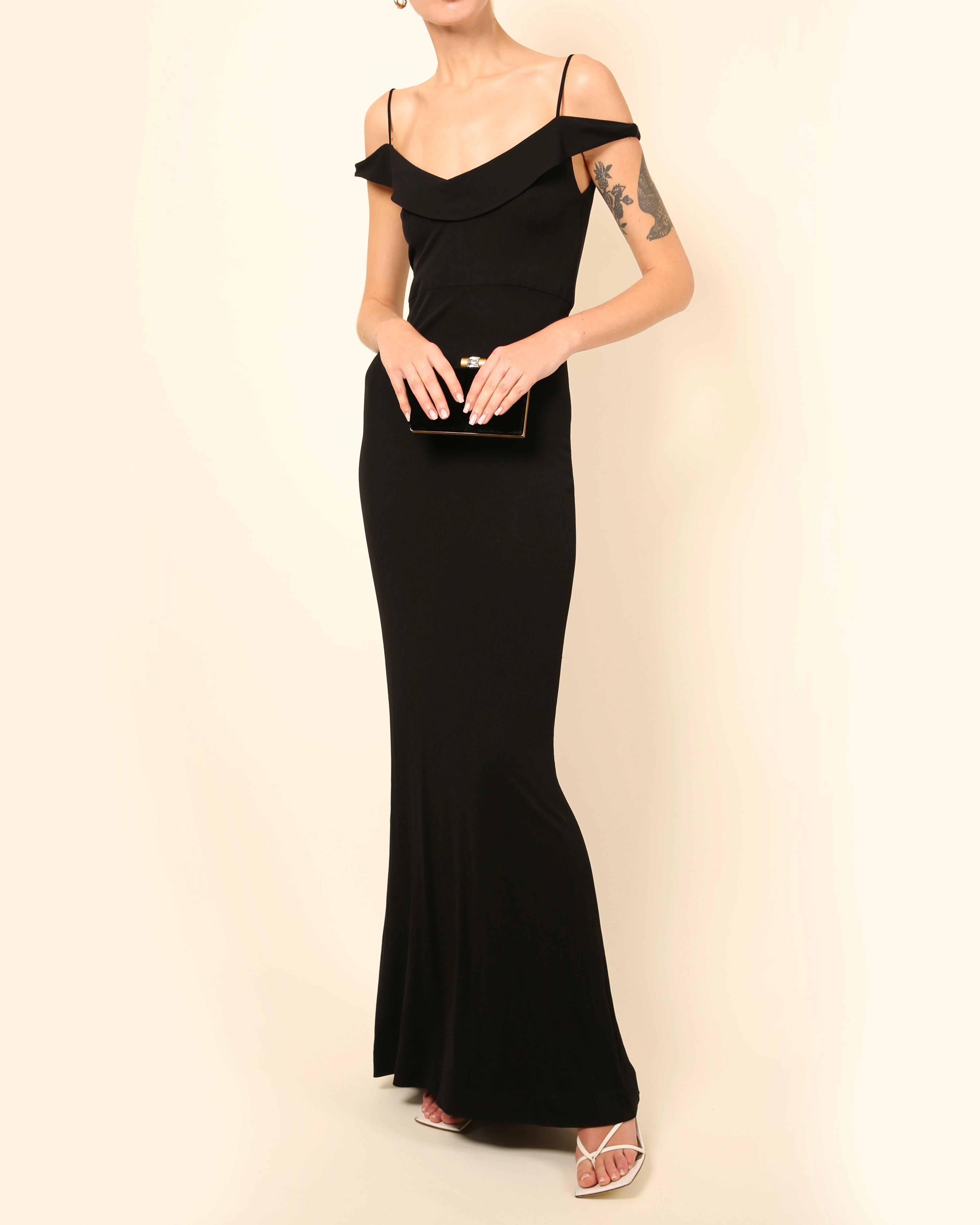 floor length fitted dress