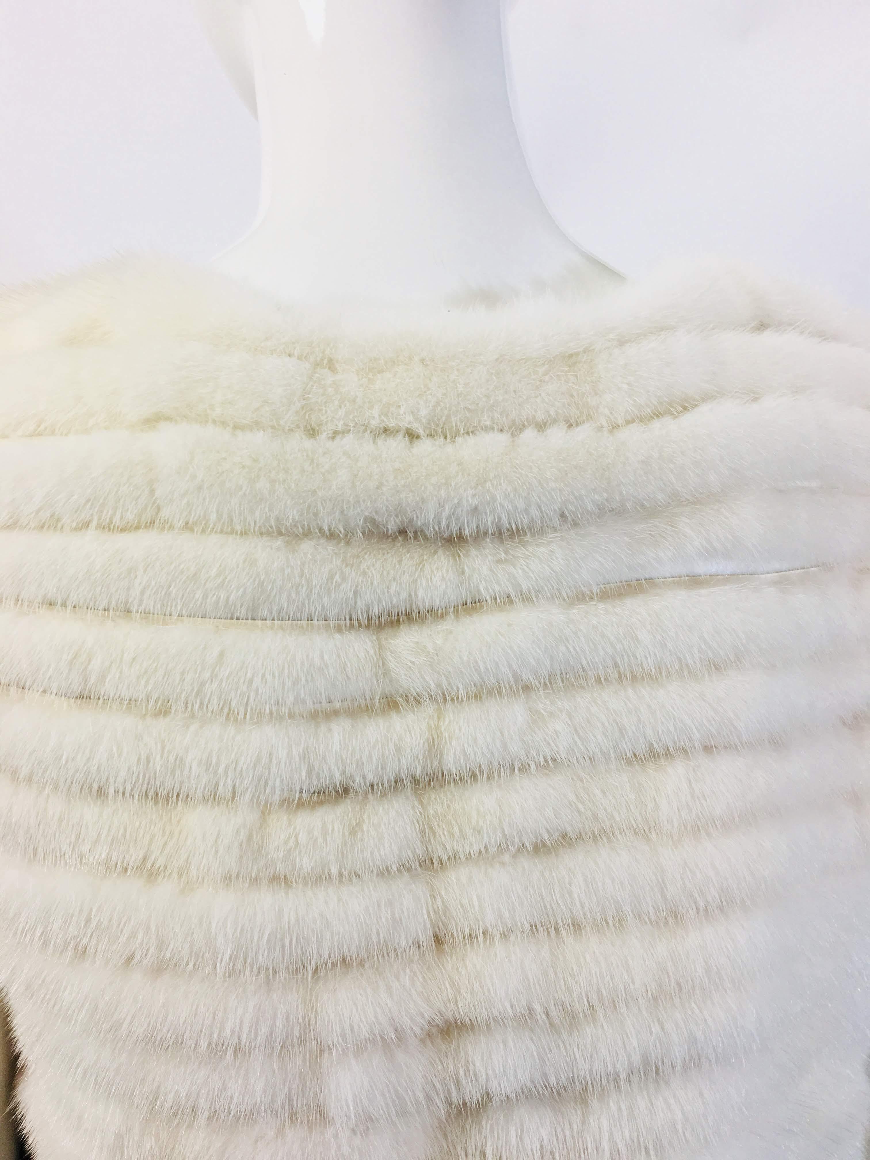 Vera Wang Collection Mink Open Front  Vest 1