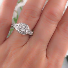 Vera Wang Diamond Engagement Ring Love Collection Round 1.25 Carat 14 Karat Gold