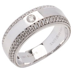 Vera Wang Love: 18 Karat Weißgold Diamant-Herrenring mit Diamanten