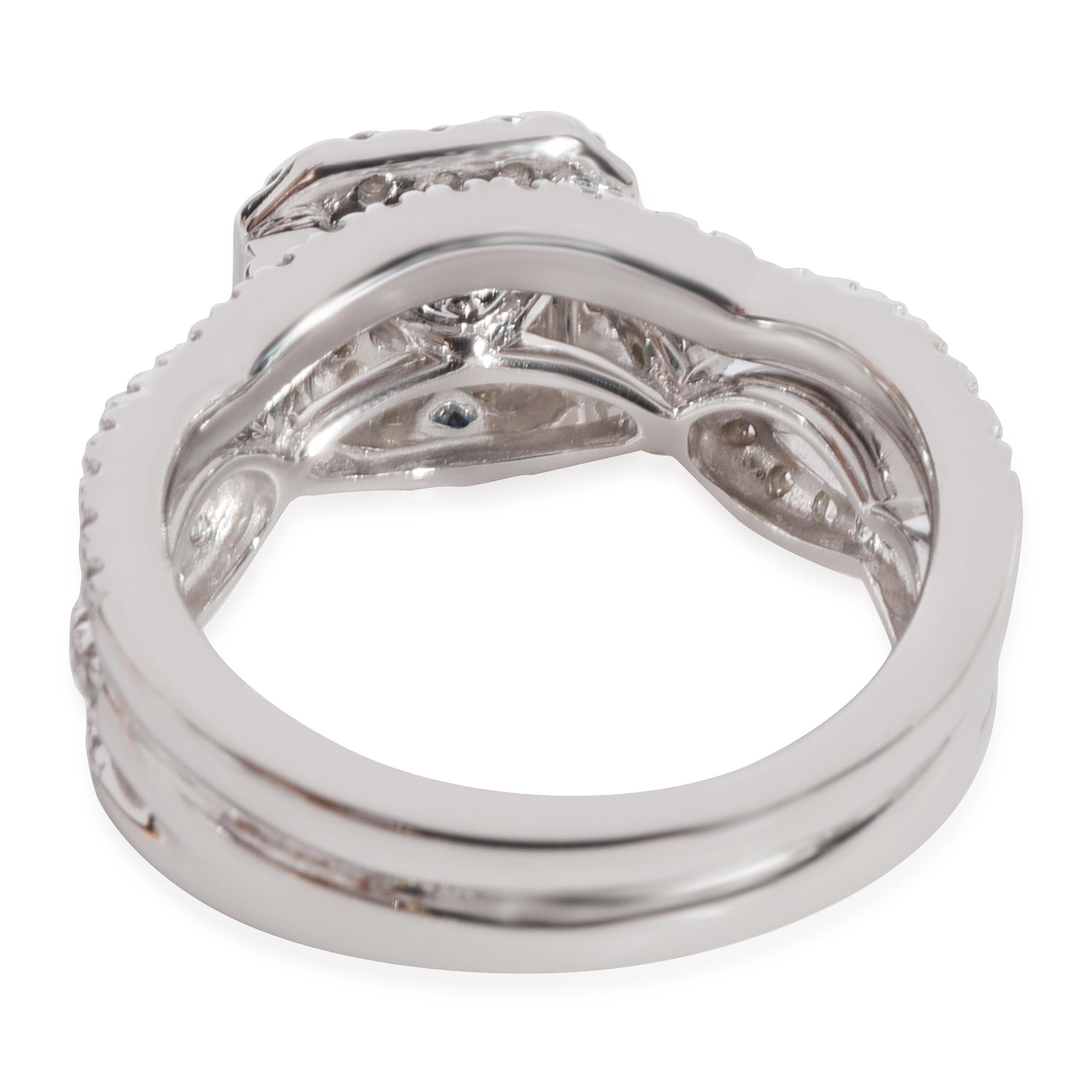 Vera Wang LOVE Diamant Diamant Hochzeit Set in 14k Weißgold H-I I1-I2 1,2 CTW (Carréschliff)