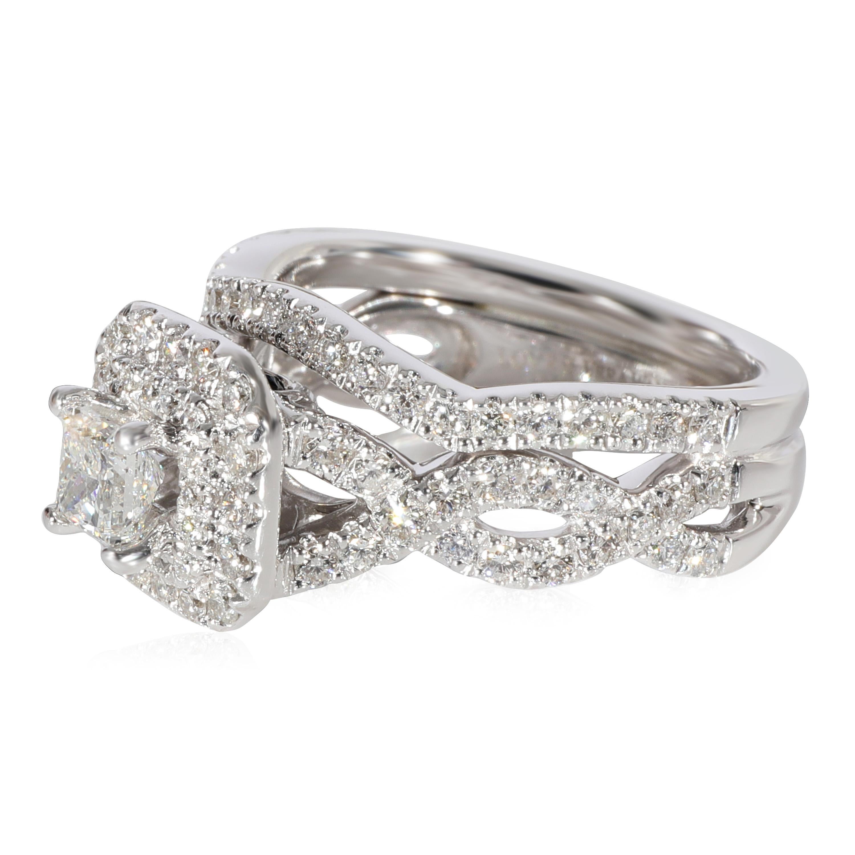 Vera Wang LOVE Diamant Diamant Hochzeit Set in 14k Weißgold H-I I1-I2 1,2 CTW im Zustand „Hervorragend“ in New York, NY