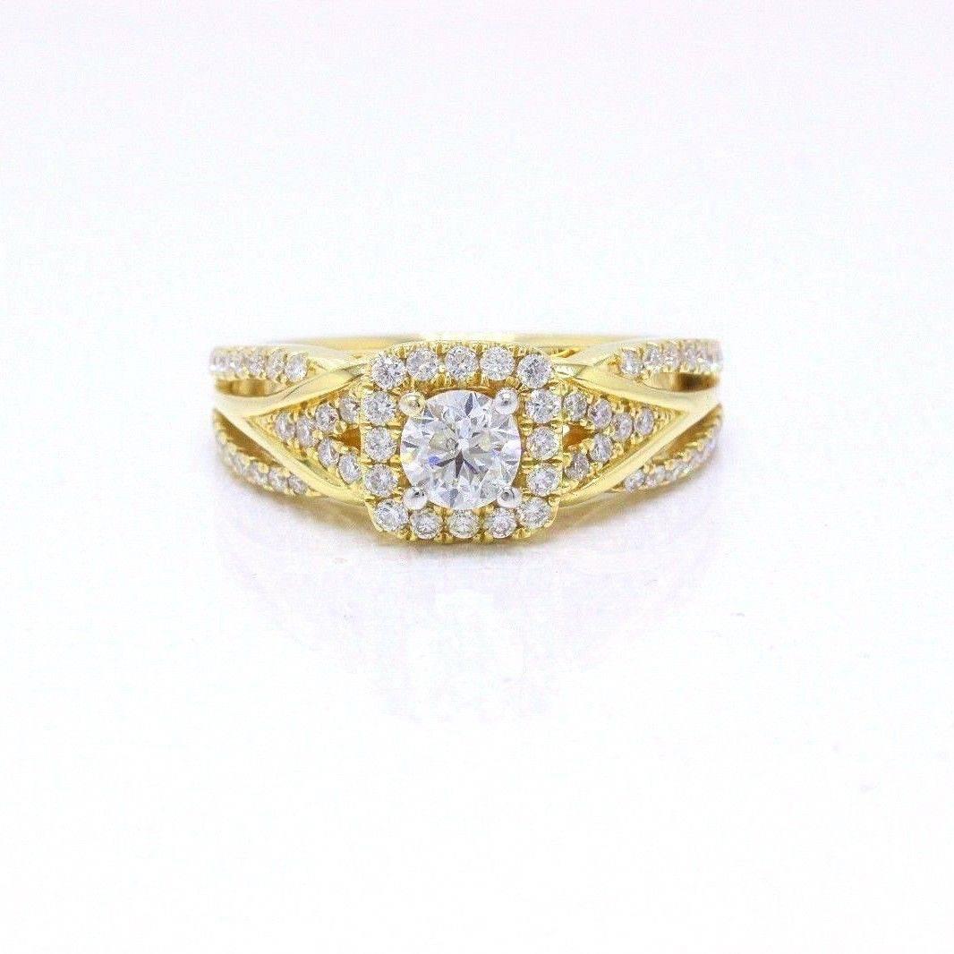 vera wang yellow gold engagement rings