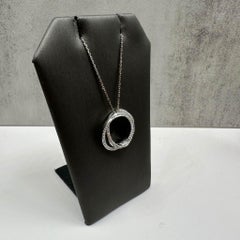 Vera Wang Love Diamond Necklace in 10kt White Gold - 0.25ctw Diamonds, New