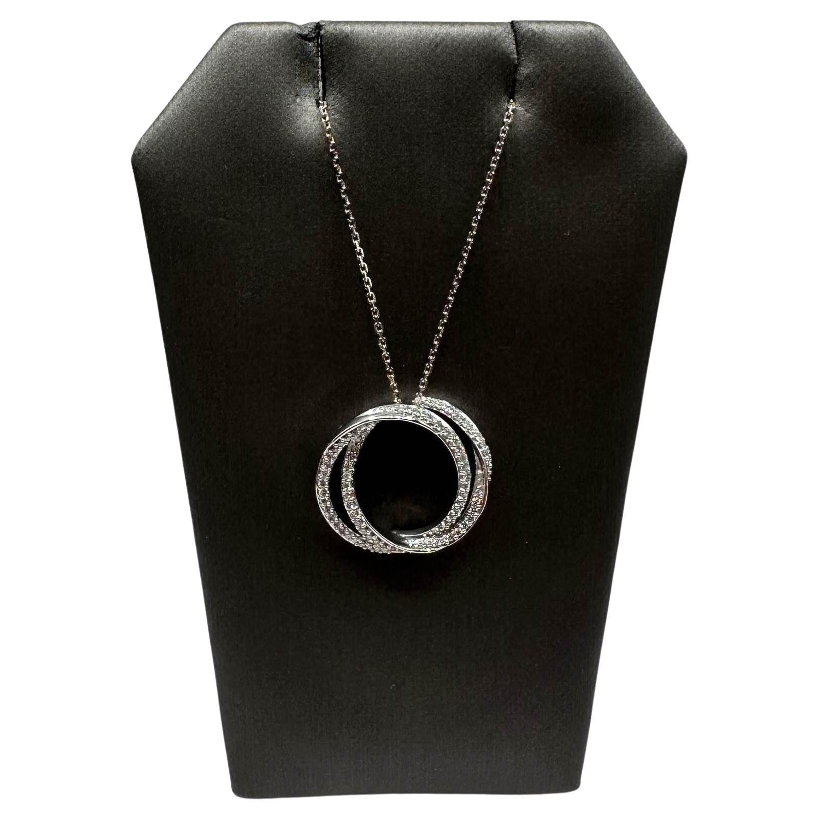 Vera Wang Love, Diamant-Halskette aus 10 Karat Weißgold mit 0,25 Karat Diamanten, neu