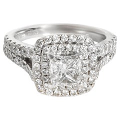 Vera Wang: Verlobungsring mit Liebe, 14 Karat Weißgold F-G I1-I2 (2,20 Gesamtkaratgewicht)