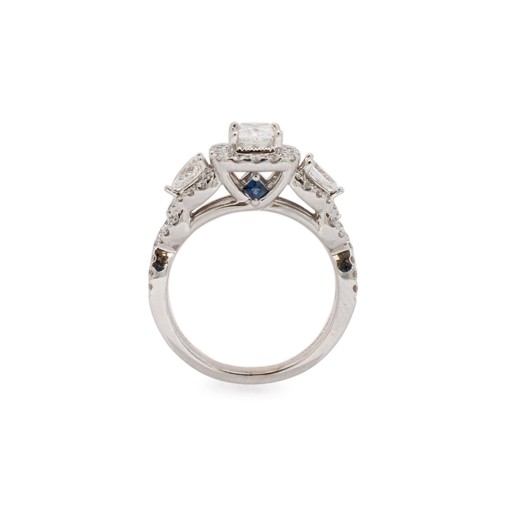 vera wang 3 stone engagement ring