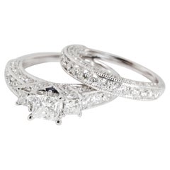 Vera Wang Love Princess Diamond Wedding Set in 14k White Gold H-I SI2 2.75 CTW