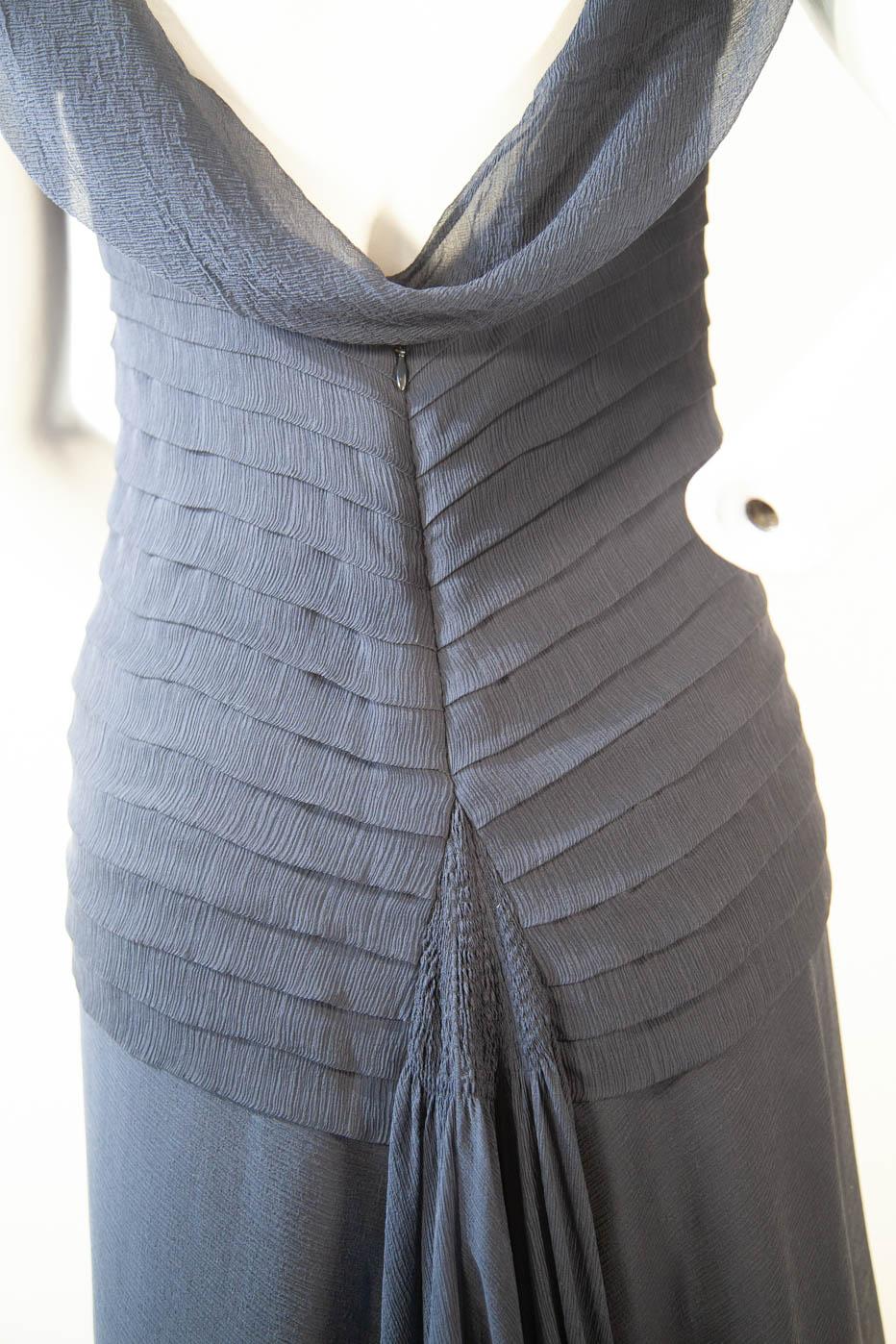 De las mujeres Vestido azul marino Vera Wang en venta