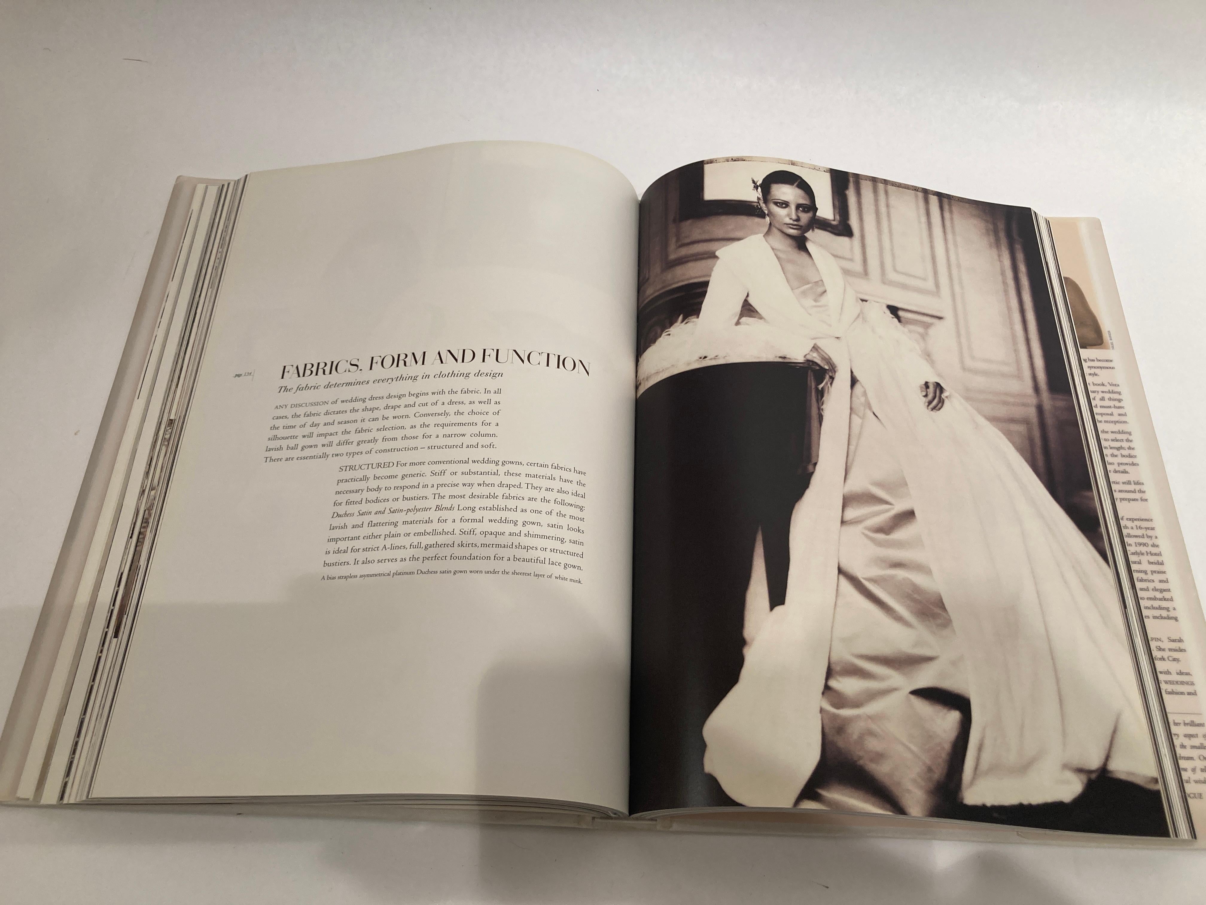Vera Wang On Weddings by Vera Wang Large Hardcover Book For Sale 4